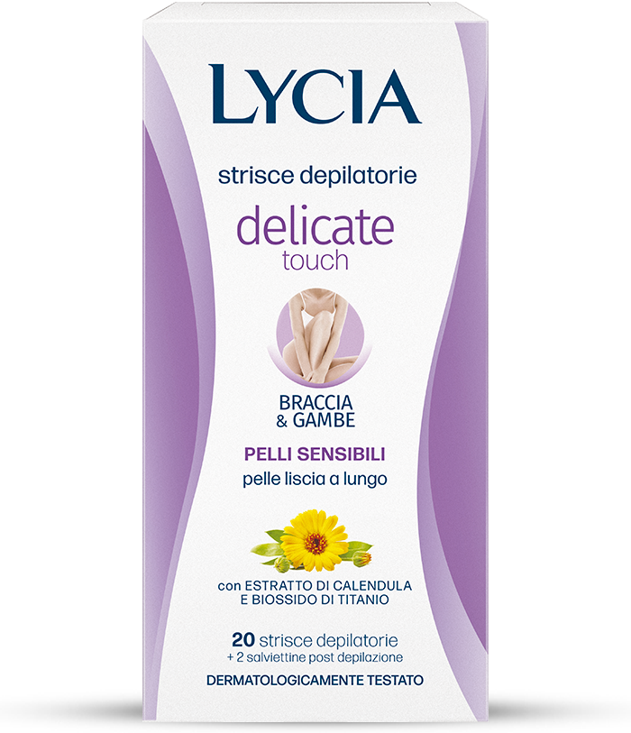 lycia-strisce-depilatorie-delicate-touch-braccia-gambe image 1