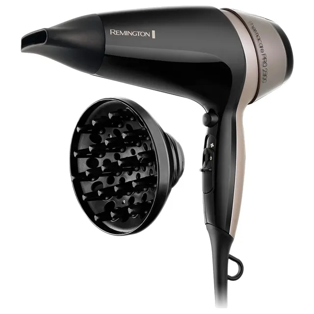 remington-d5715-asciugacapelli-thermacare-pro-ionico-2300w-con-diffusore-e-conce image 1