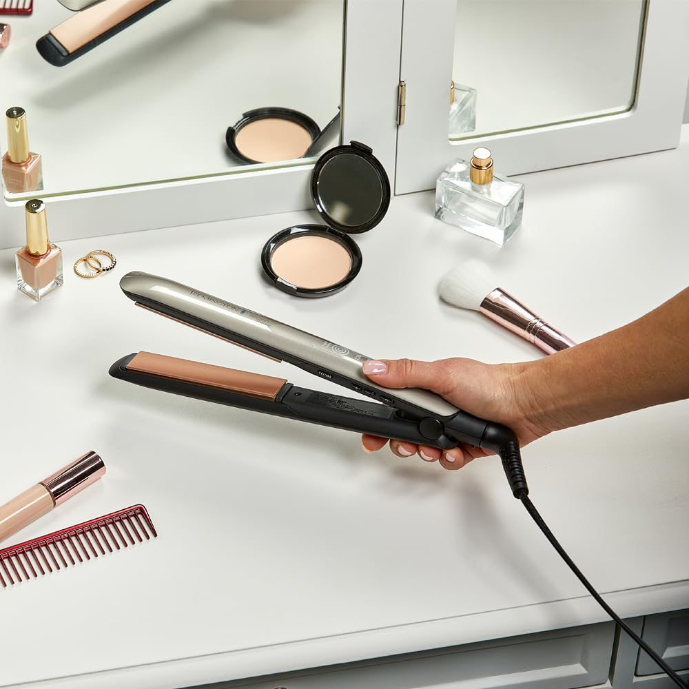 piastra-per-capelli-remington-s8593-keratin-therapy-con-sensore-di-calore-e-disp image 5
