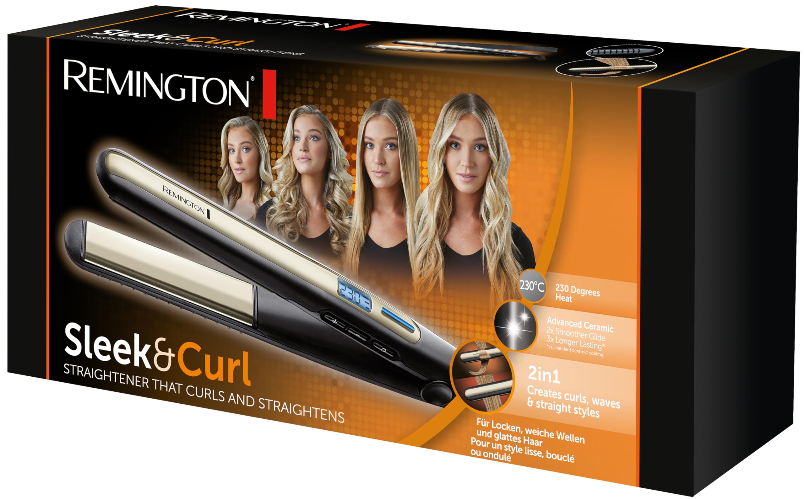 remington-s6500-piastra-sleek-curl-professional-ceramica-150-230-c-display-lcd-p image 7