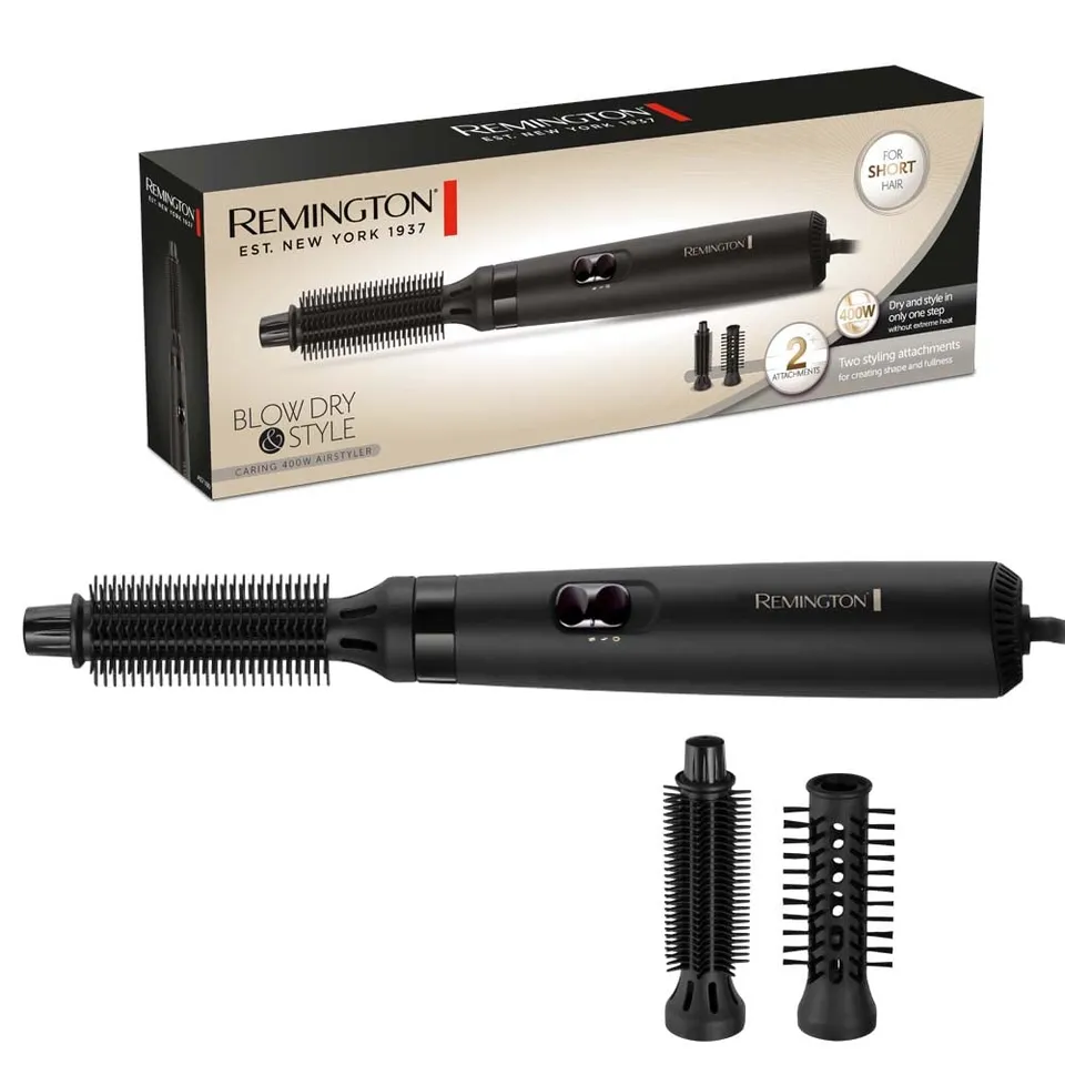 remington-as7100-spazzola-ad-aria-calda-2-in-1-400w-con-2-accessori-spazzola-rot image 1