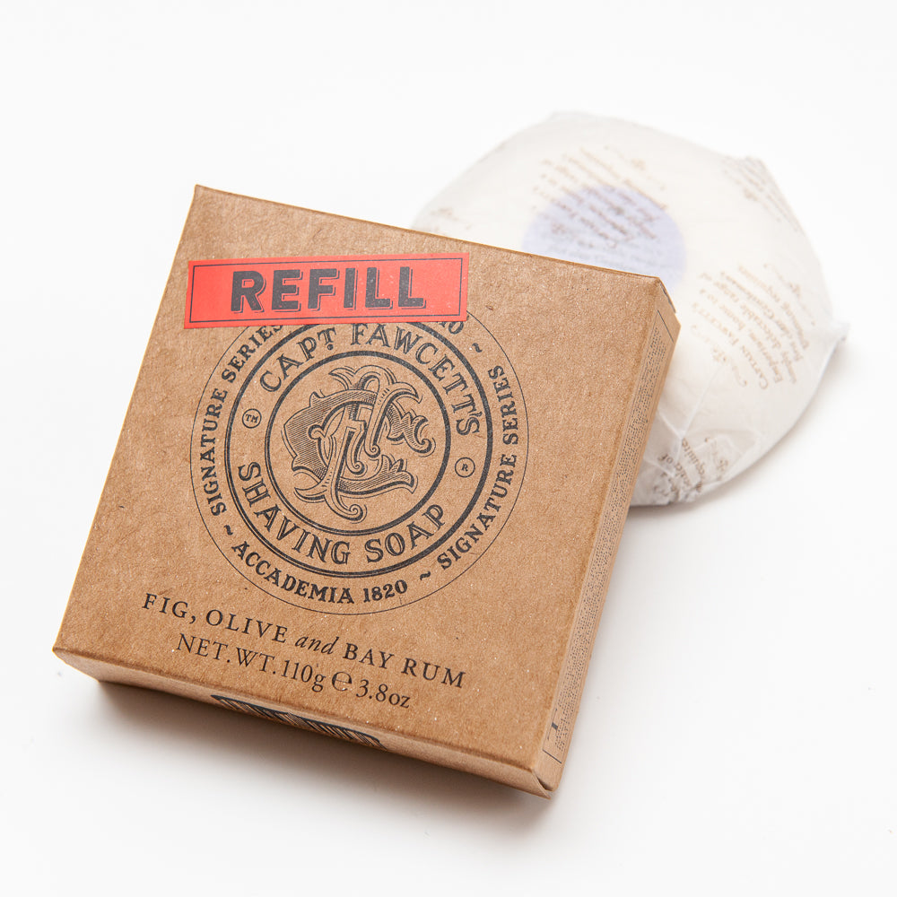 captain-fawcett-scapicchio-shaving-soap-refill-sapone-da-barba-fico-oliva-e-bay- image 1