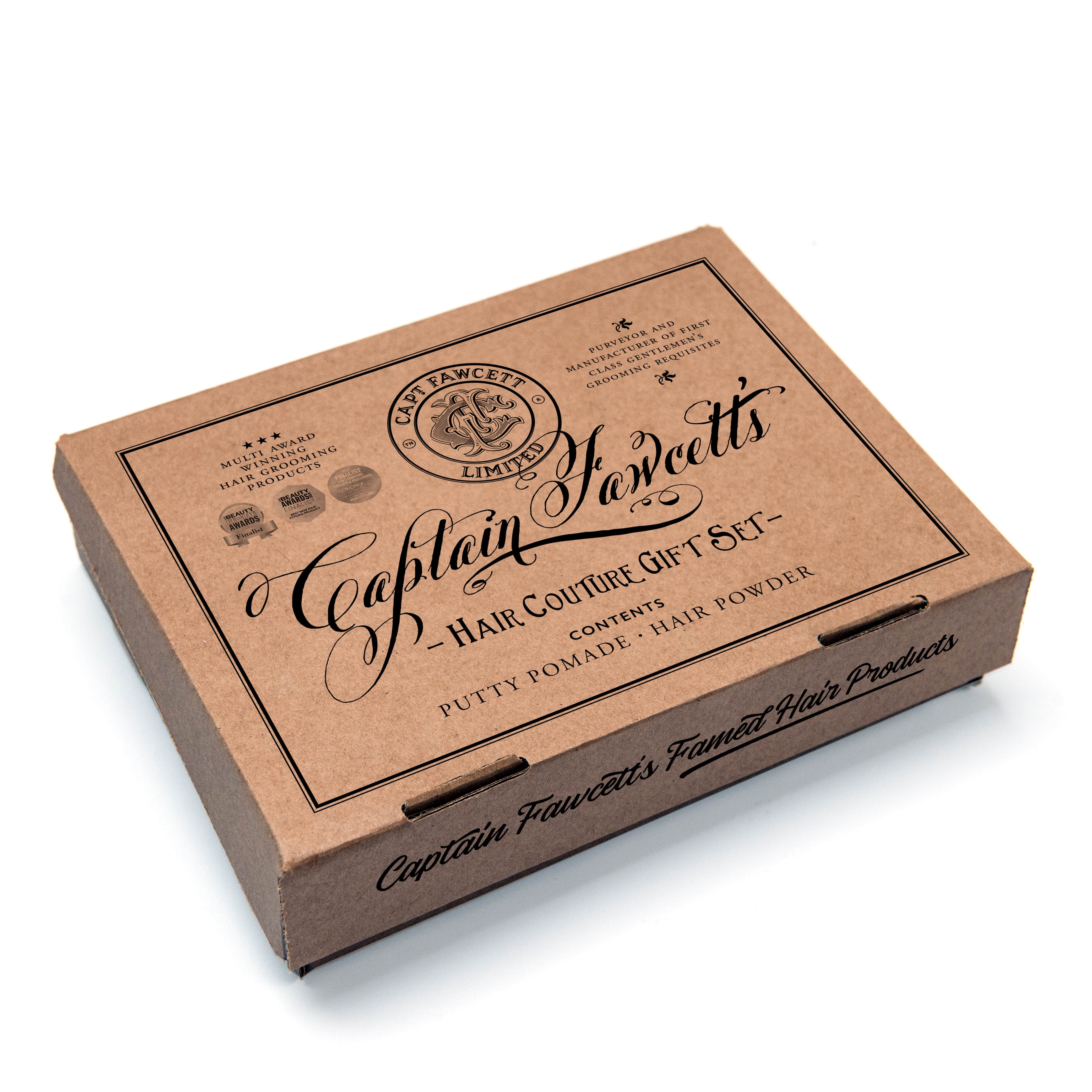 set-regalo-hair-couture-captain-fawcett-con-putty-pomade-e-matt-styling-powder image 3