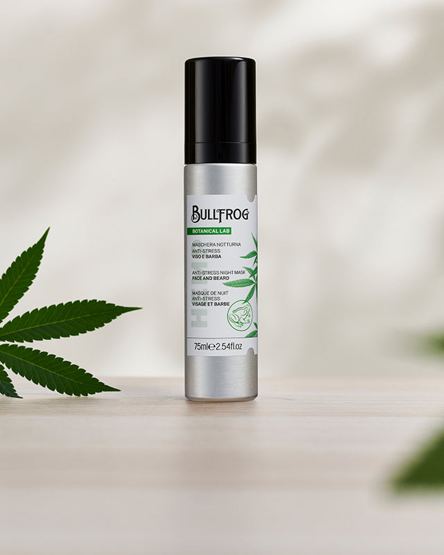 bullfrog-anti-stress-night-mask-maschera-notte-idratante-per-viso-e-barba image 1