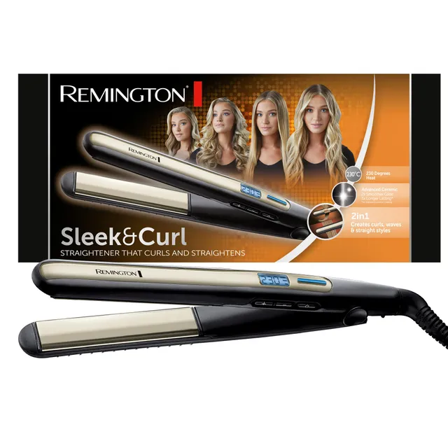 remington-s6500-piastra-sleek-curl-professional-ceramica-150-230-c-display-lcd-p image 1