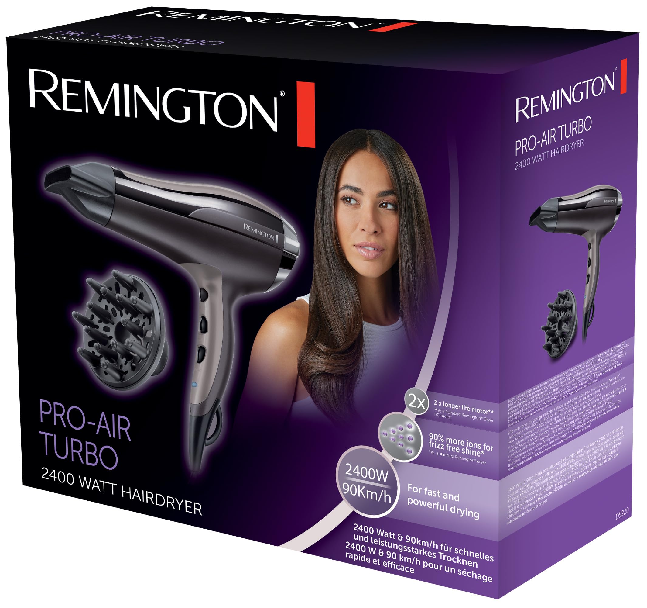 remington-d5220-pro-air-turbo-asciugacapelli-2400w-generatore-di-ioni-3-temperat image 5