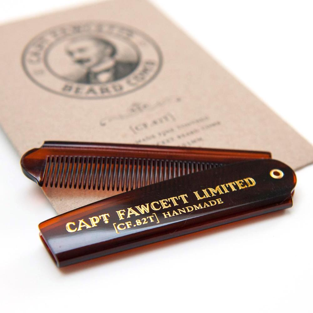 captain-fawcett-folding-pocket-beard-comb-cf-82t-pettine-pieghevole-per-barba image 1