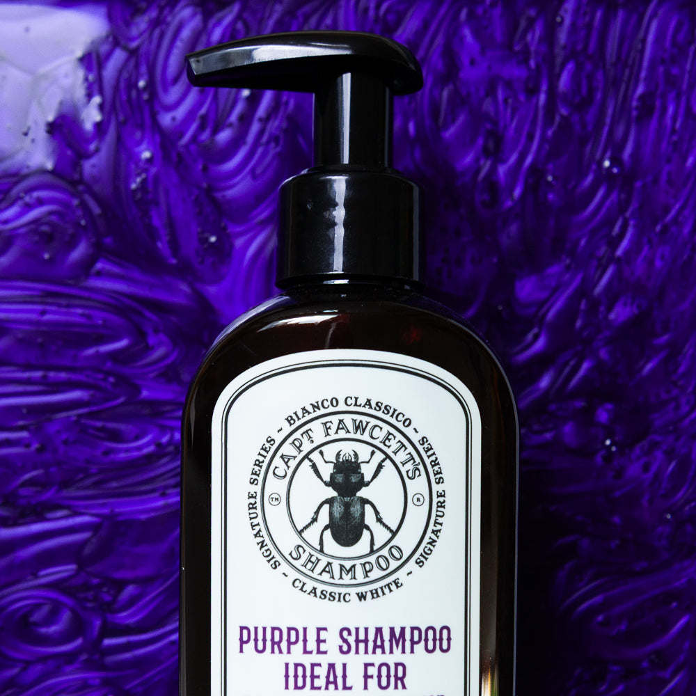 captain-fawcett-bianco-classico-purple-shampoo-shampoo-toning-per-capelli-biondi image 2