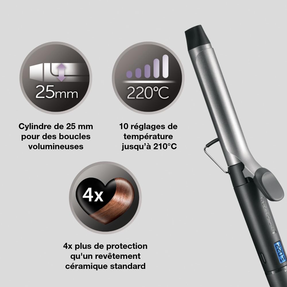 remington-pro-soft-curl-ci6525-ferro-arricciacapelli-25-mm-con-rivestimento-in-t image 4