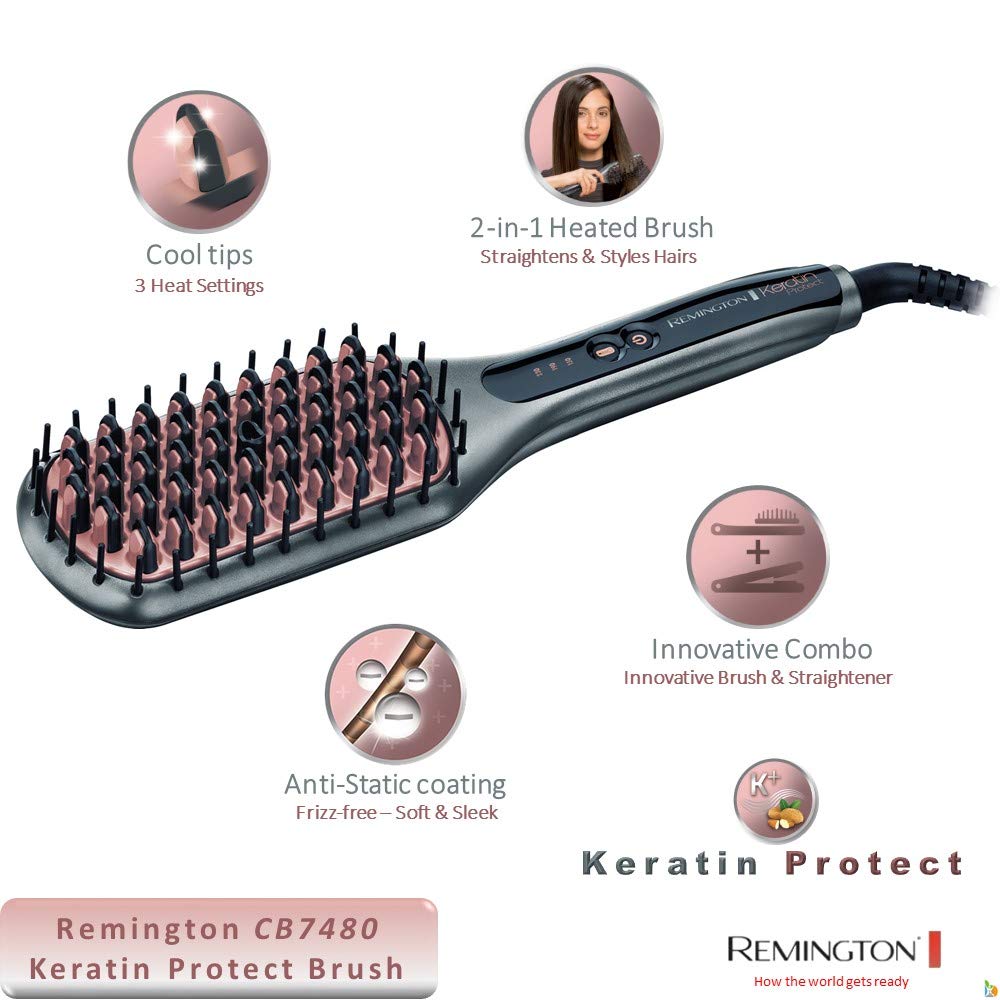 remington-cb7480-spazzola-lisciante-elettrica-con-rivestimento-in-ceramica-chera image 2