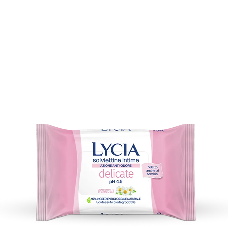 lycia-salviettine-intime-formula-delicata-con-estratto-di-camomilla image 1