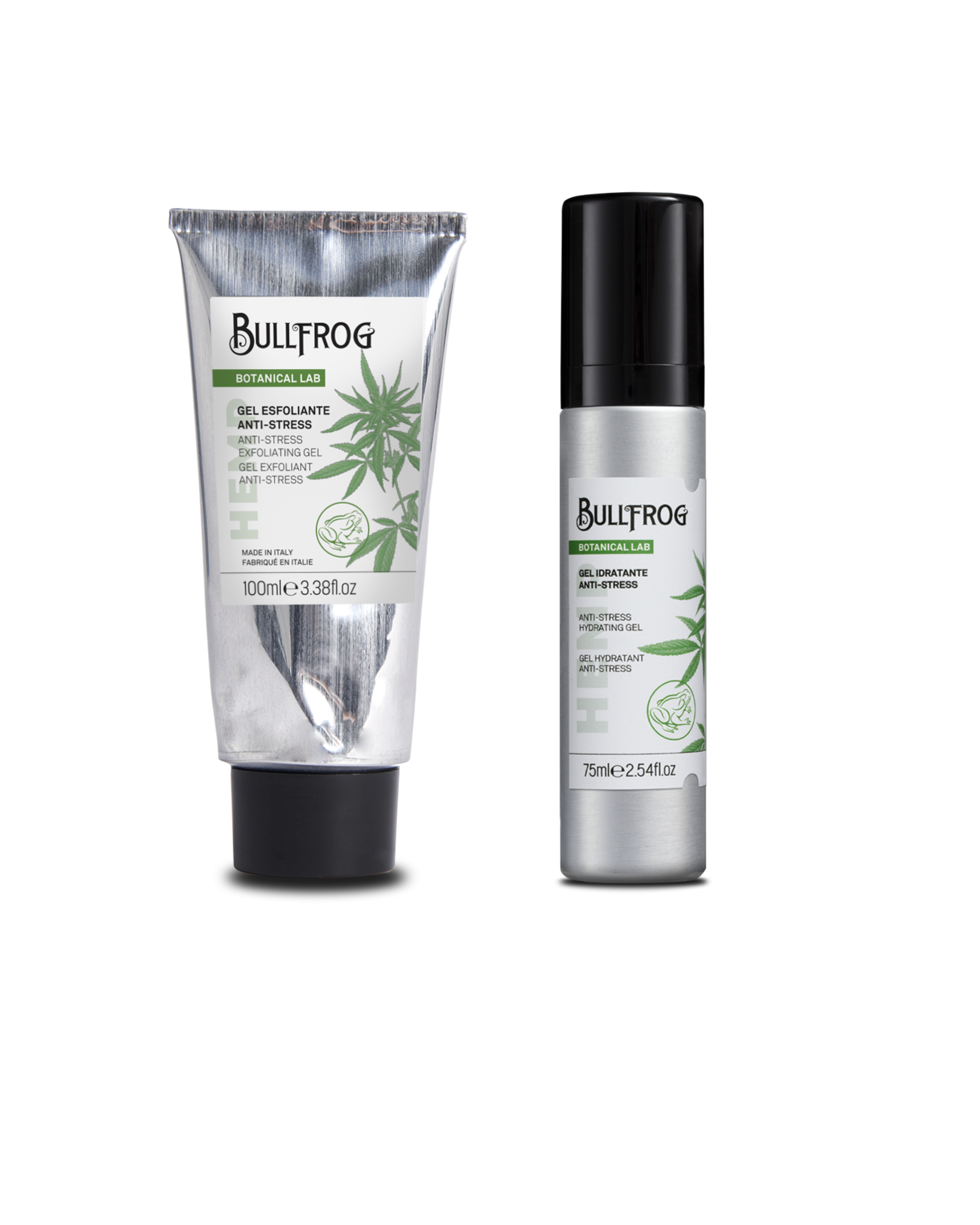 bullfrog-kit-perfect-hydration-gel-esfoliante-e-gel-idratante-anti-stress image 2