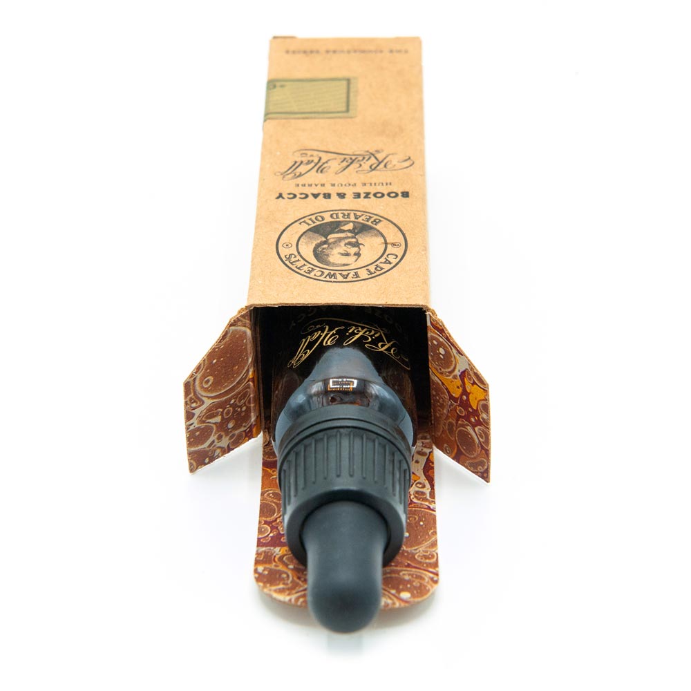 captain-fawcett-booze-baccy-beard-oil-10ml-travel-size-olio-da-barba-da-viaggio image 2