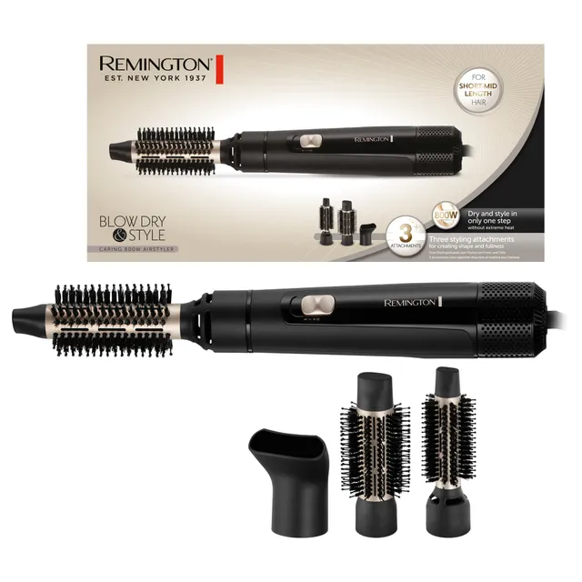 remington-blow-dry-style-as7300-spazzola-ad-aria-calda-con-spazzole-rotonde-25-m image 1