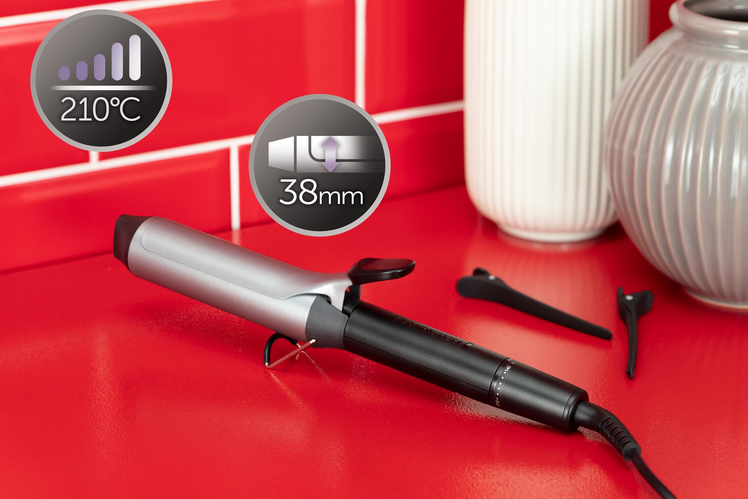 remington-pro-big-curl-ci5538-ferro-arricciacapelli-38-mm-con-rivestimento-in-ti image 2