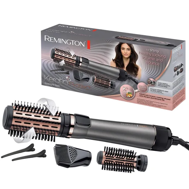 remington-spazzola-rotante-as8811-keratin-protect-1000w-setole-morbide-40-50-mm- image 1