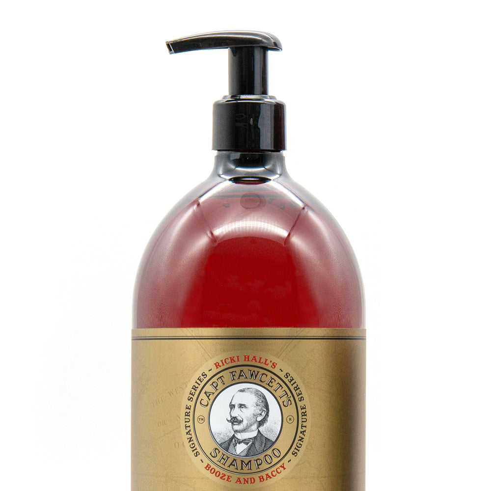 captain-fawcett-booze-baccy-shampoo-1l-shampoo-senza-solfati-con-arancia-miele-e image 2