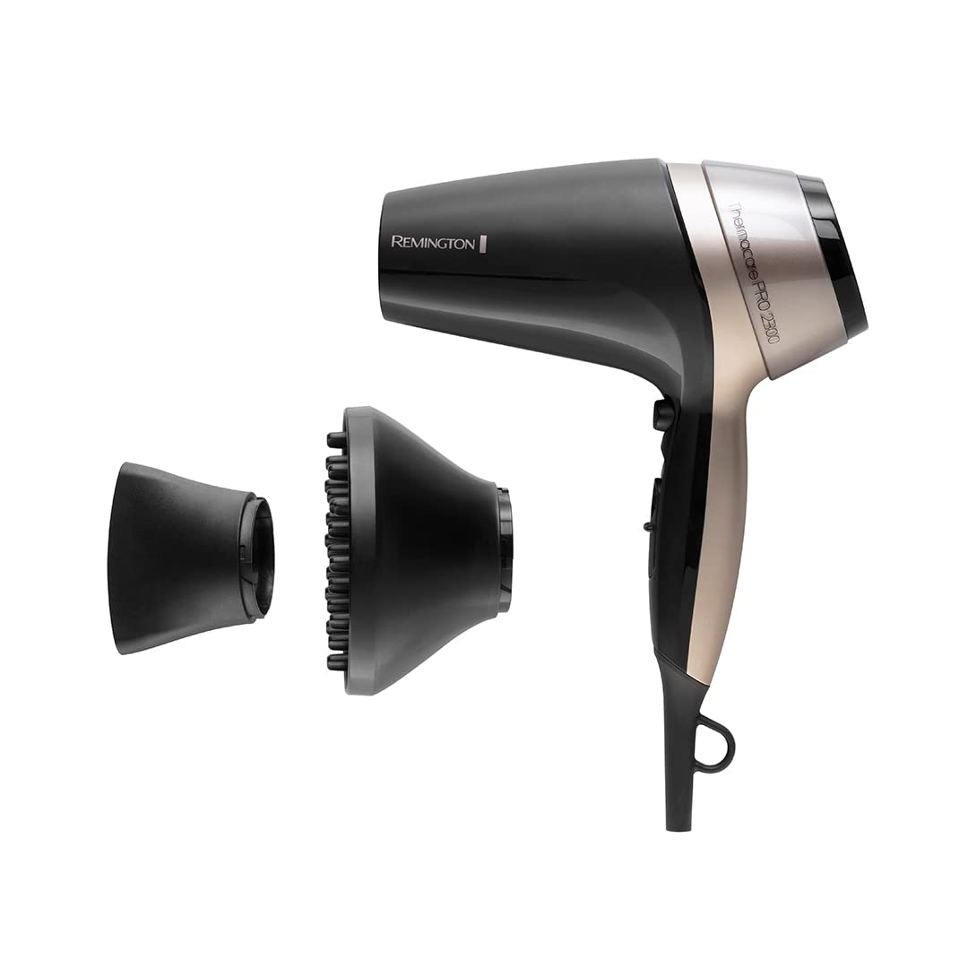 remington-d5715-asciugacapelli-thermacare-pro-ionico-2300w-con-diffusore-e-conce image 2