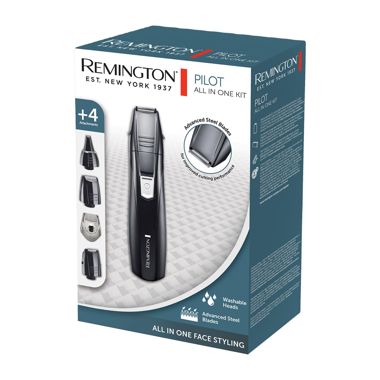 remington-pg180-rasoio-e-regolabarba-con-lame-in-acciaio-autoaffilanti-pettine-a image 8