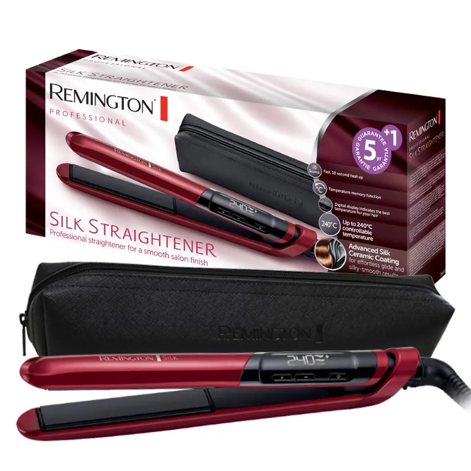 remington-s9600-piastra-silk-ceramica-e-proteine-della-seta-150-235-c-display-lc image 1