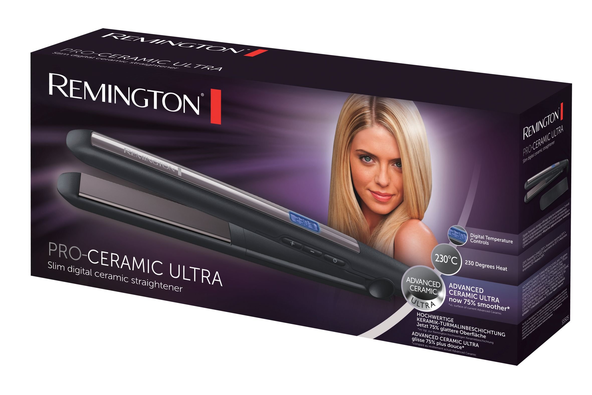 remington-pro-ceramic-ultra-s5505-piastra-per-capelli-con-rivestimento-ultra-cer image 2