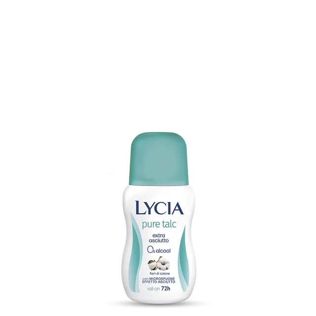lycia-roll-on-pure-talc-deodorante-48h-con-microspugne-e-fragranza-talco-e-fiori image 1