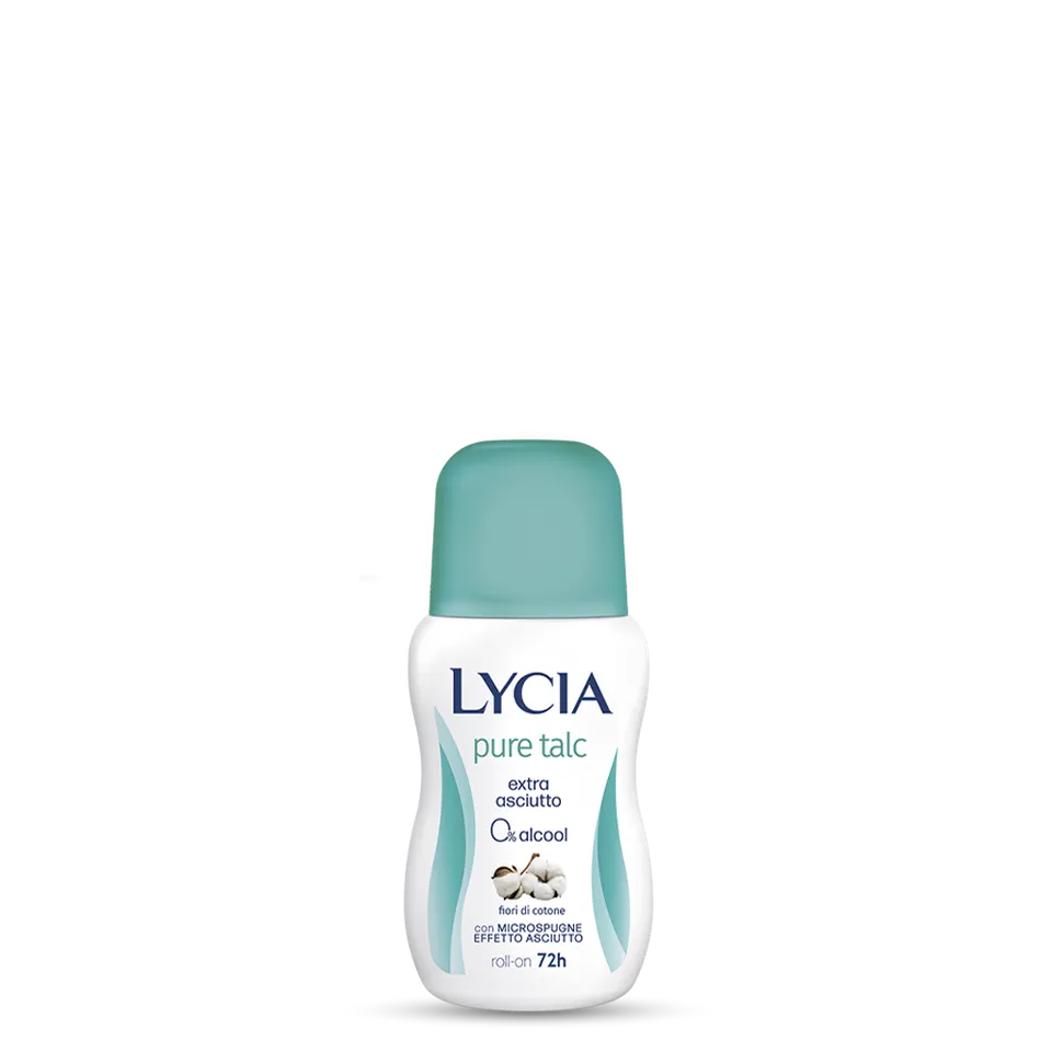 lycia-roll-on-pure-talc-deodorante-48h-con-microspugne-e-fragranza-talco-e-fiori image 1