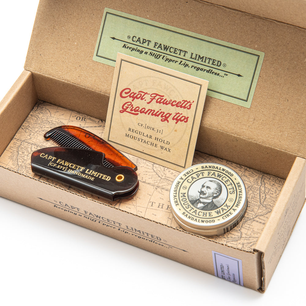 captain-fawcett-set-moustache-wax-e-pettine-pieghevole-da-tasca image 5