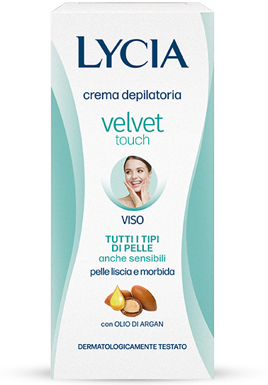 lycia-crema-depilatoria-velvet-touch-viso-con-olio-di-argan-per-pelli-sensibili image 1