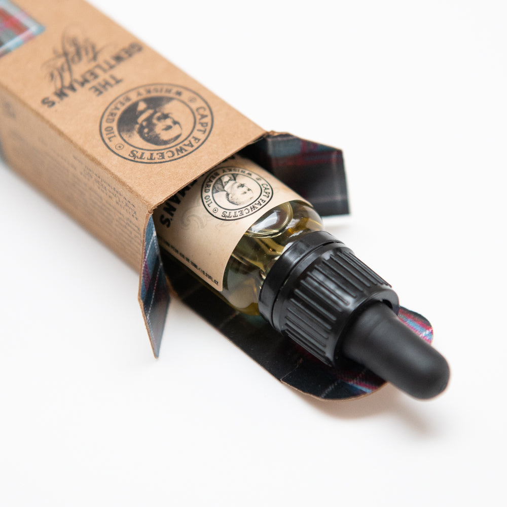 captain-fawcett-whisky-beard-oil-10ml-travel-size-olio-da-barba-cannella-noce-mo image 4