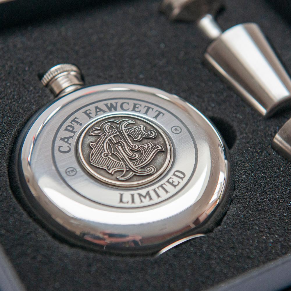 captain-fawcett-limited-edition-stainless-steel-hip-flask-2025 image 5