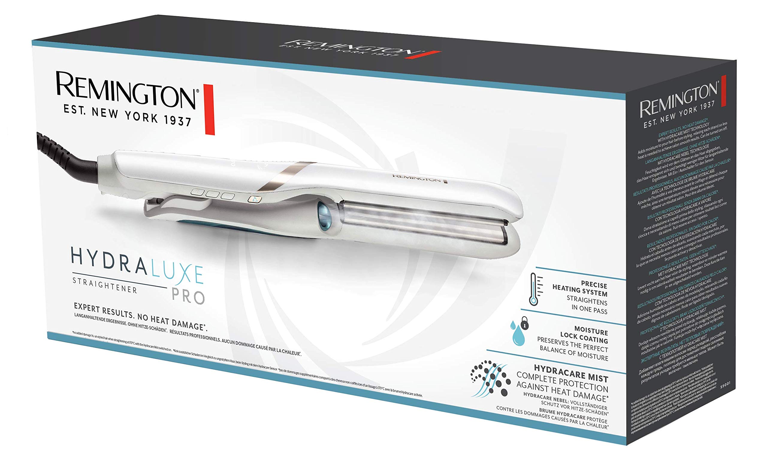 remington-s9001-hydraluxe-pro-piastra-per-capelli-a-vapore-serbatoio-integrato-p image 2