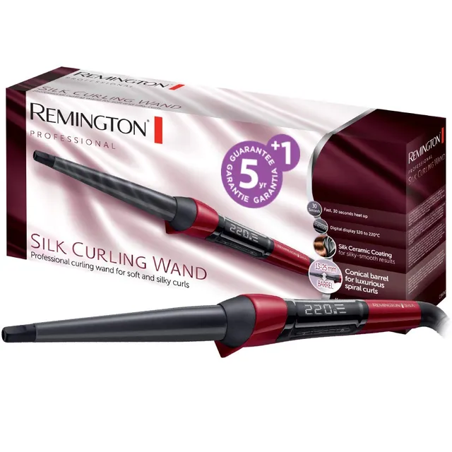 remington-ferro-arricciacapelli-conico-ci96w1-silk-digital-13-25-mm-rivestimento image 1