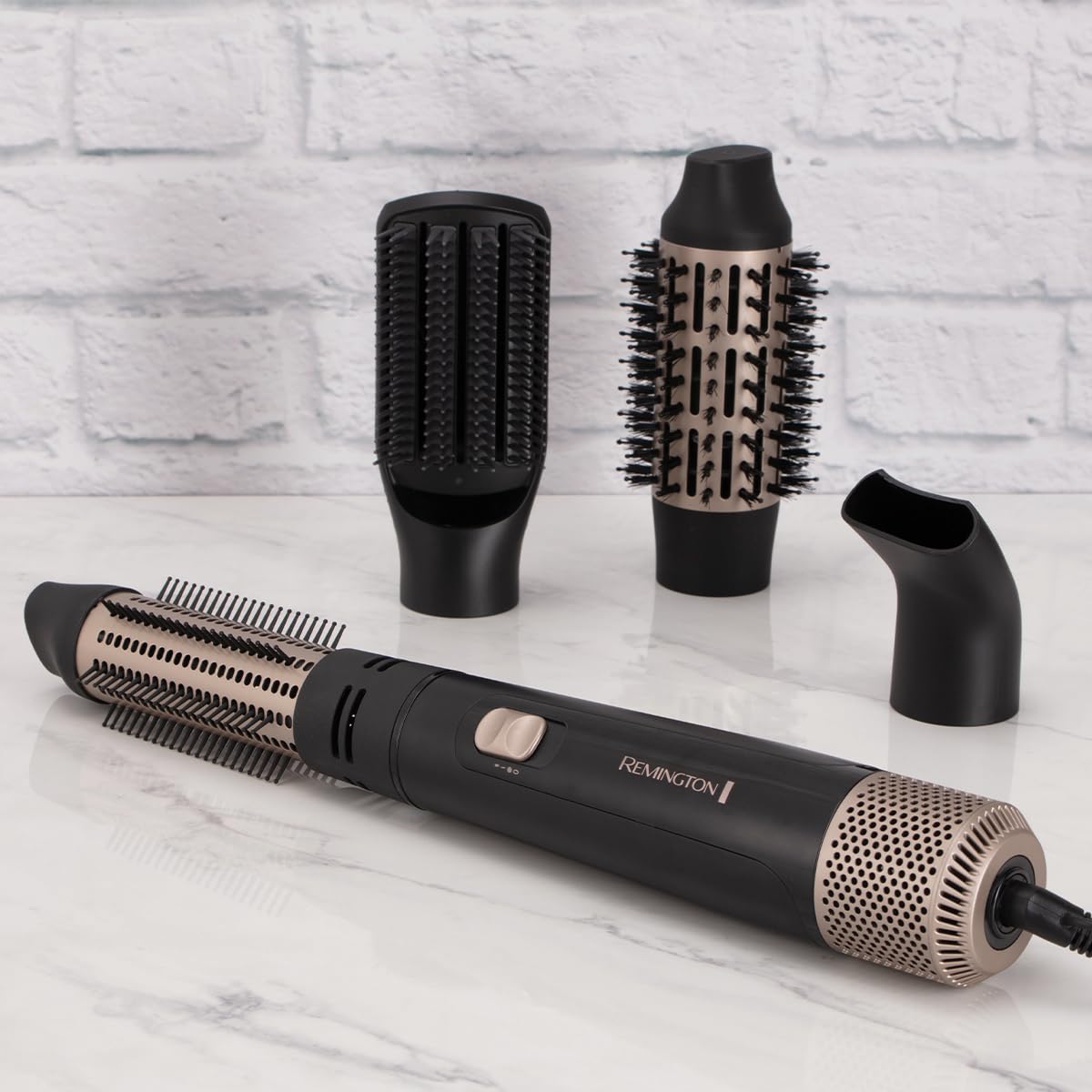 remington-as7500-spazzola-ad-aria-calda-4-accessori-38-mm-50-mm-bocchetta-stylin image 2