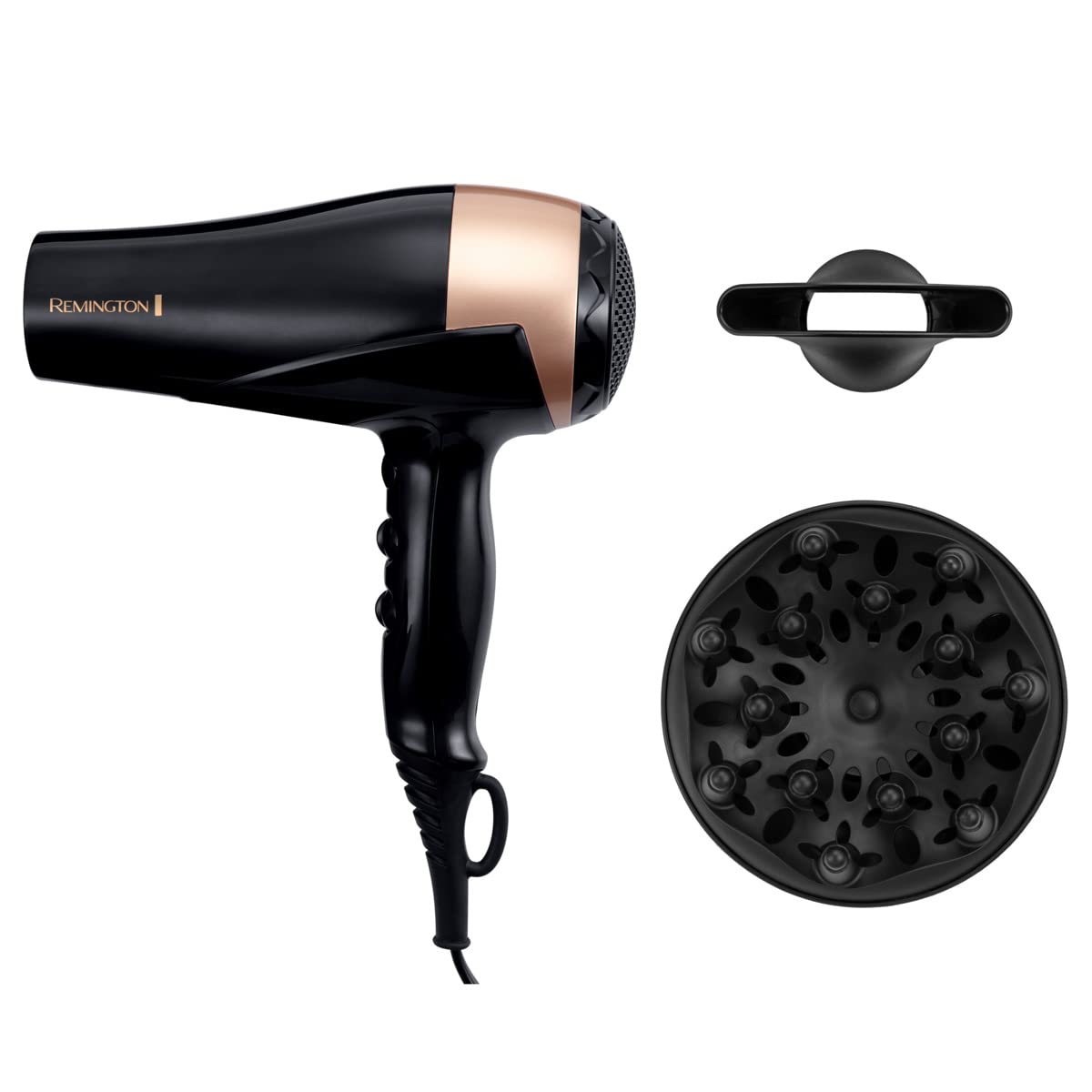 remington-asciugacapelli-d6098-2200w-ionico-tecnologia-ionica-anti-crespo-e-luce image 1