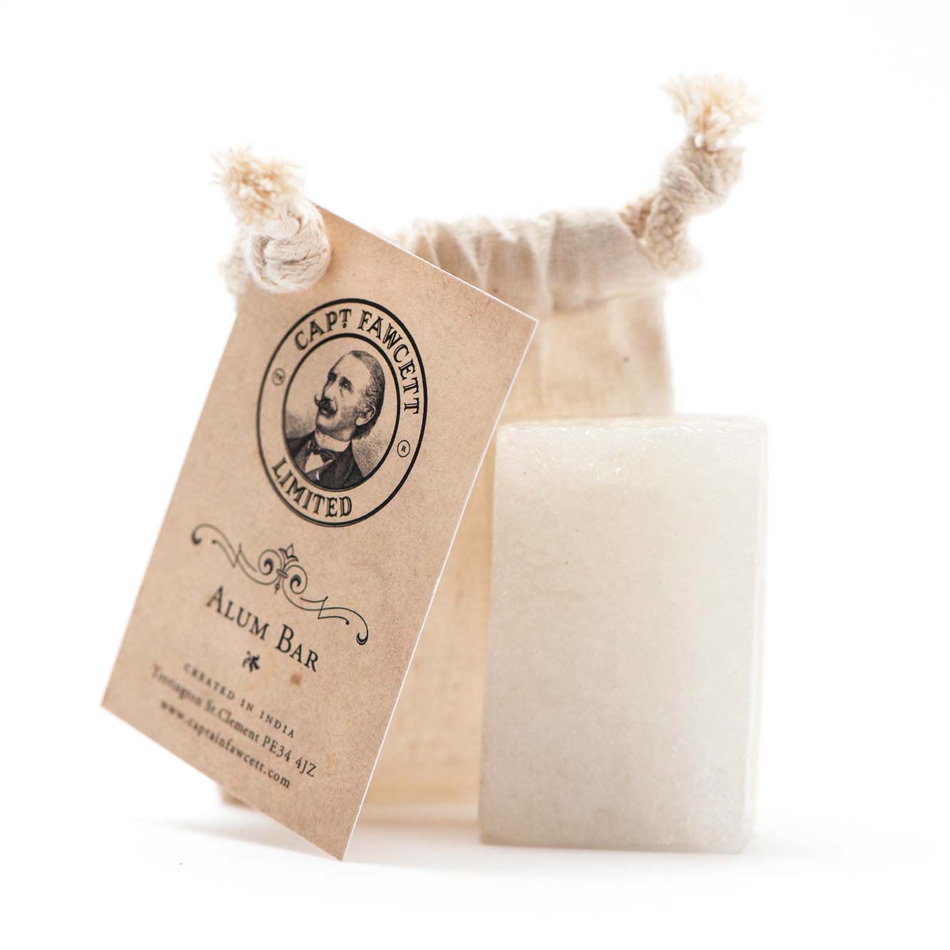 captain-fawcett-traditional-alum-bar-pietra-di-allume-naturale-con-sacchetto-in- image 1
