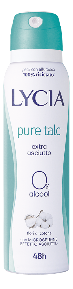 lycia-spray-pure-talc-deodorante-con-microspugne-effetto-asciutto-48h image 1