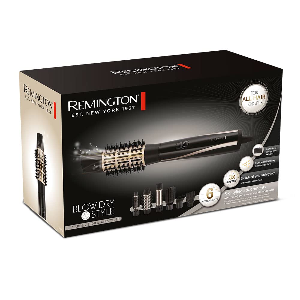 remington-as7700-spazzola-ad-aria-calda-1200w-con-6-accessori-per-ricci-volume-e image 5