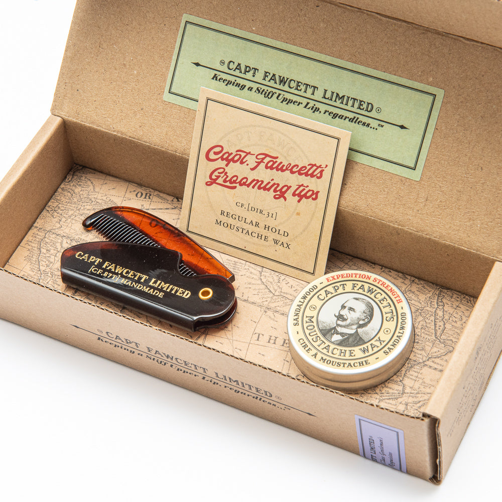 captain-fawcett-set-moustache-wax-e-pettine-pieghevole-da-tasca image 7