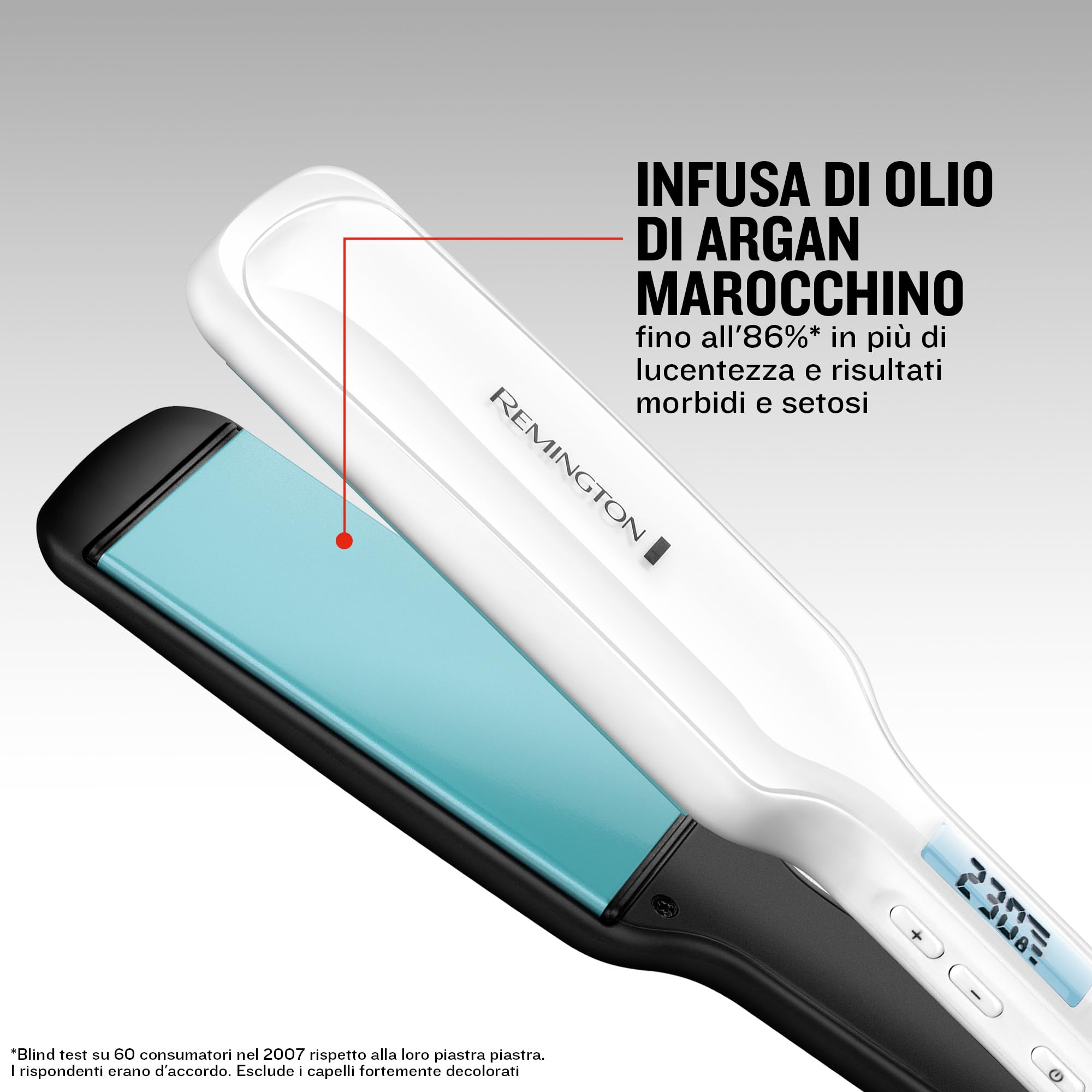 remington-s8550-shine-therapy-piastra-per-capelli-larga-con-rivestimento-ceramic image 2