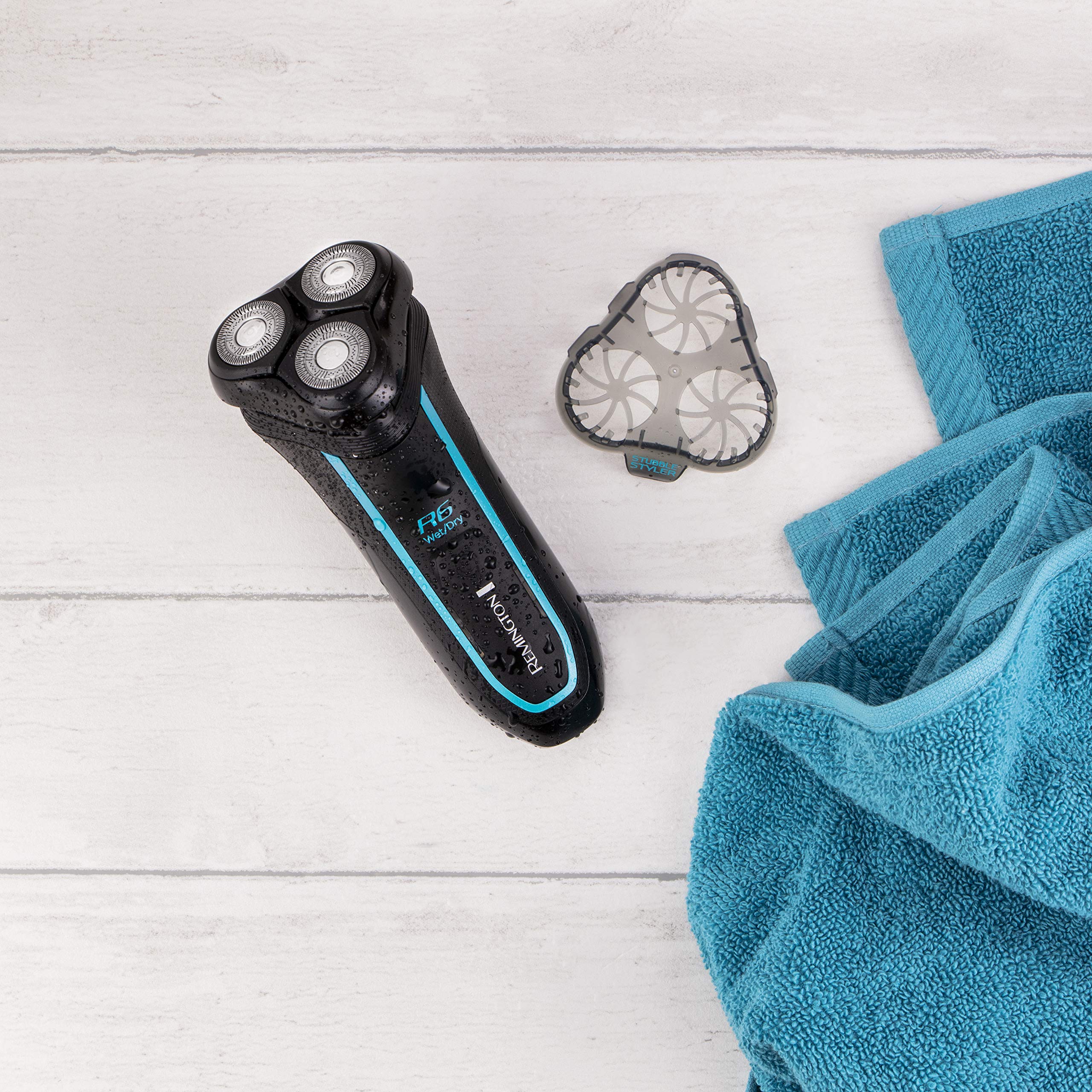 remington-rasoio-elettrico-barba-r6-r6000-wet-dry-con-lame-a-doppia-traccia image 8