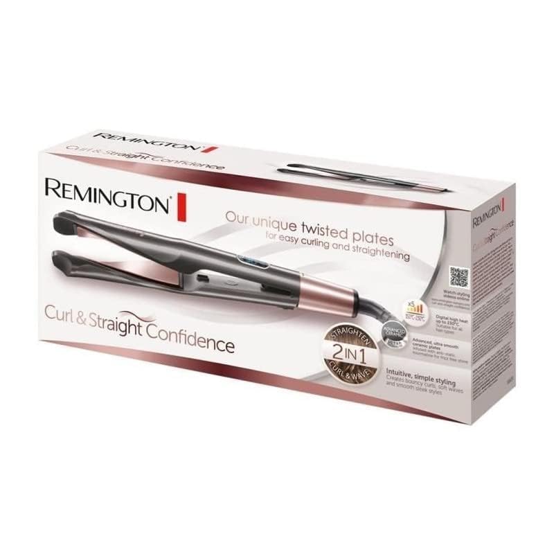 remington-s6606-piastra-per-capelli-curl-straight-2-in-1-con-piastre-oscillanti- image 7