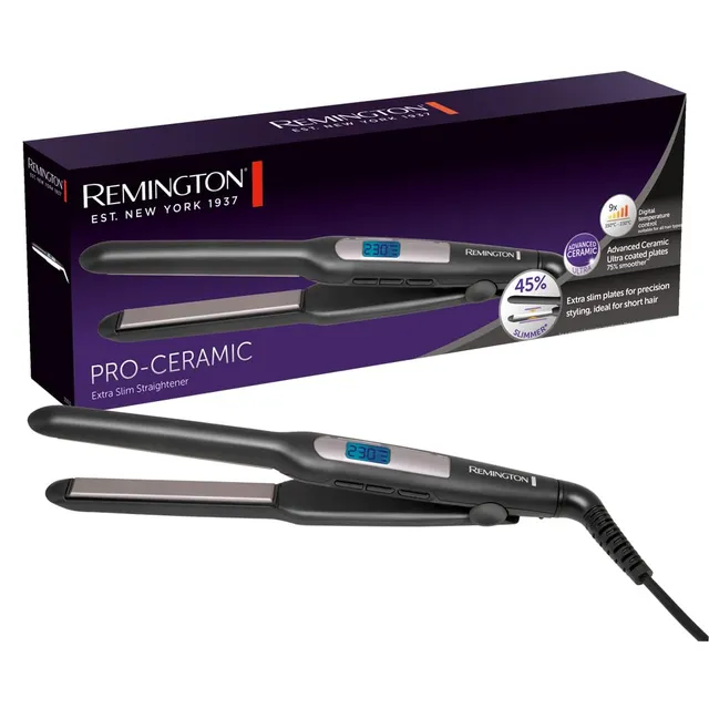 remington-piastra-per-capelli-s5515-pro-ceramic-extra-slim-piastre-sottili-45-pe image 1