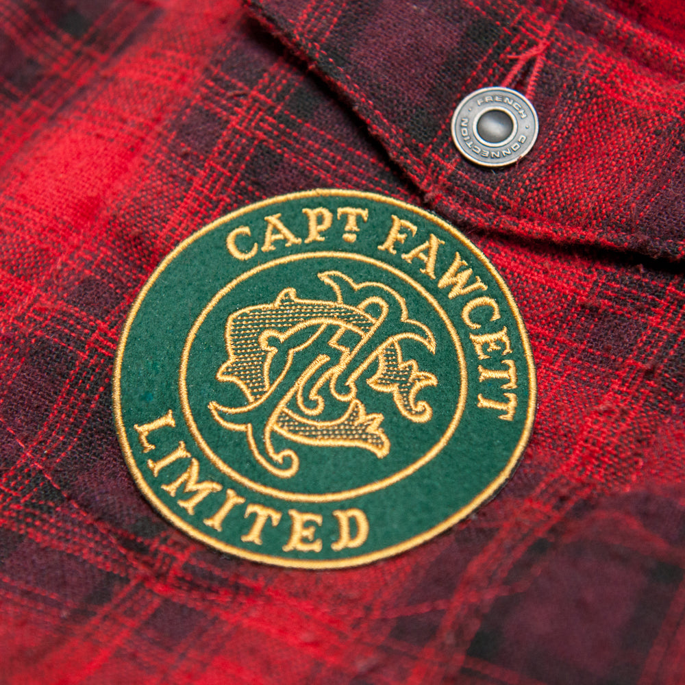 captain-fawcett-embroidered-felt-patch-toppa-in-feltro-con-monogramma-cf image 1