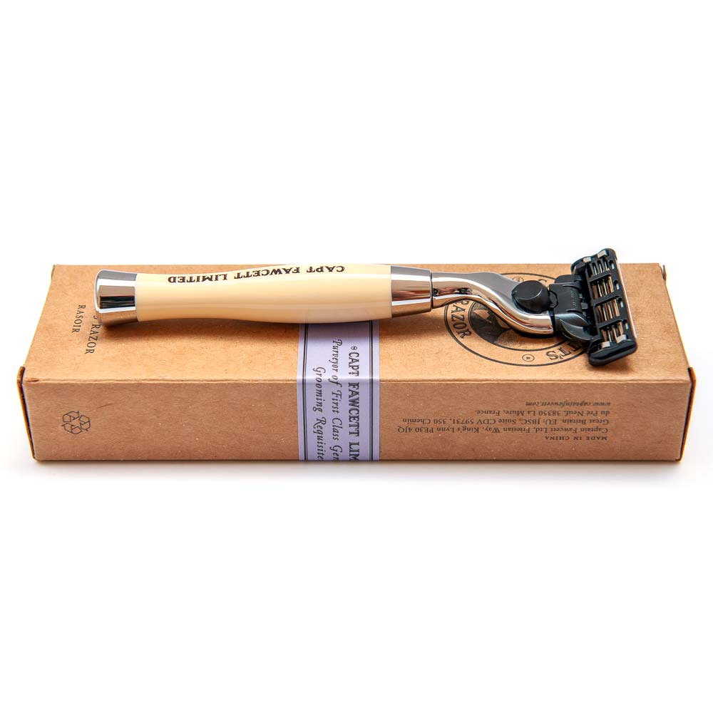 captain-fawcett-finest-hand-crafted-safety-razor-rasoio-di-sicurezza-in-avorio-e image 1
