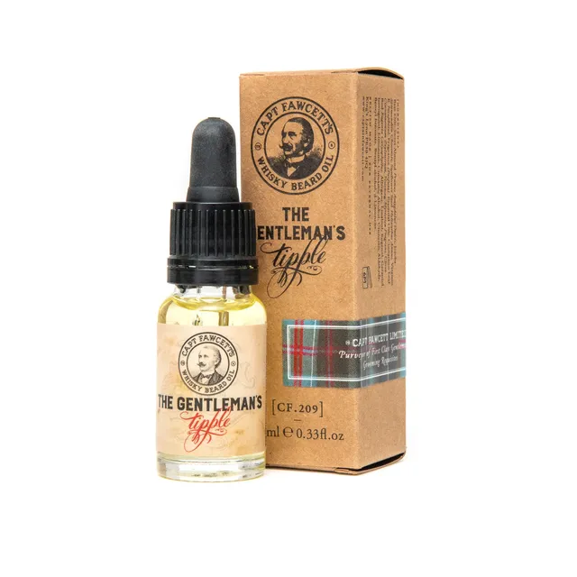 captain-fawcett-whisky-beard-oil-10ml-travel-size-olio-da-barba-cannella-noce-mo image 1