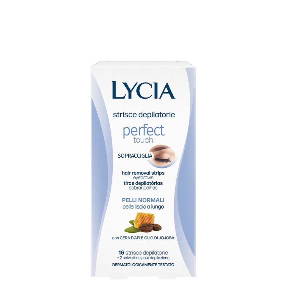 lycia-strisce-depilatorie-perfect-touch-sopracciglia-con-cera-d-api-e-olio-di-jo image 1
