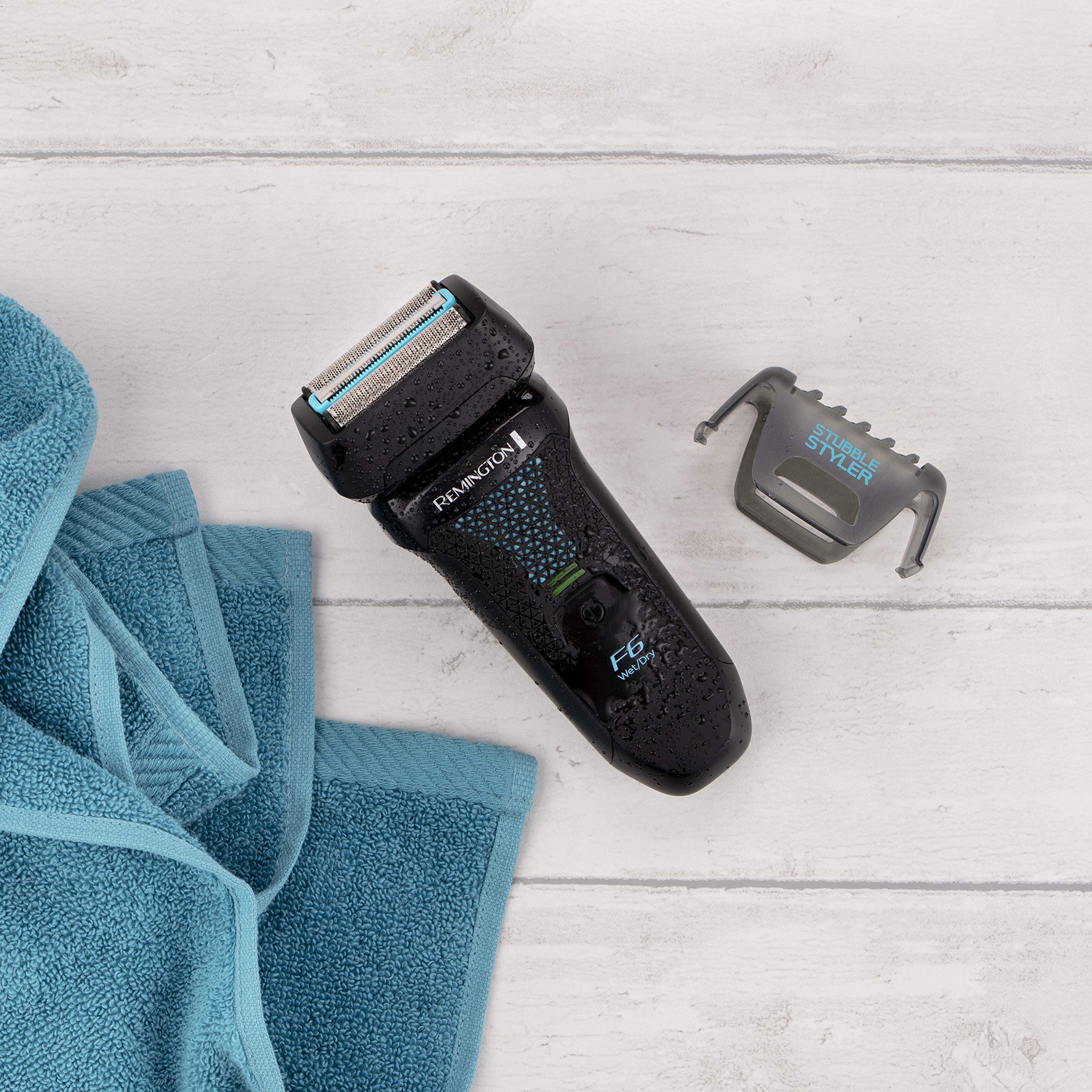 remington-f6-series-aqua-f6000-rasoio-elettrico-a-lamina-utilizzo-asciutto-e-bag image 7