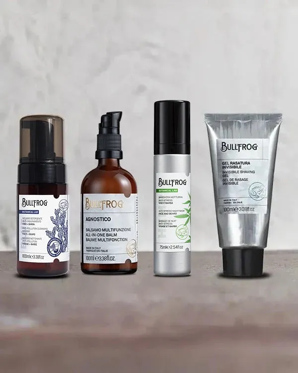 bullfrog-short-beard-kit-kit-cura-barba-corta-con-4-prodotti-mousse-balsamo-masc image 1