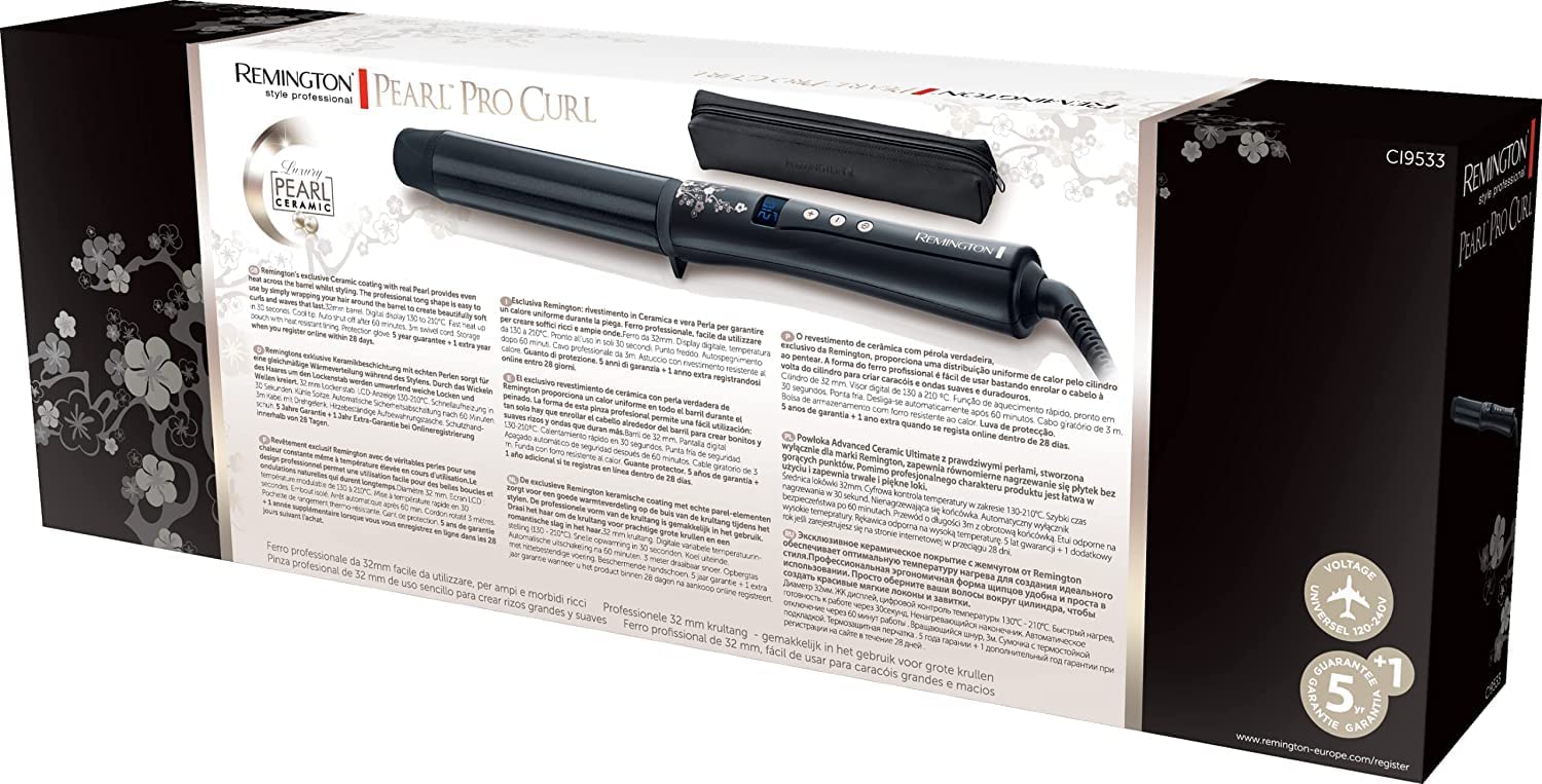 remington-pearl-digital-ci9533-ferro-arricciacapelli-32-mm-con-rivestimento-in-c image 6